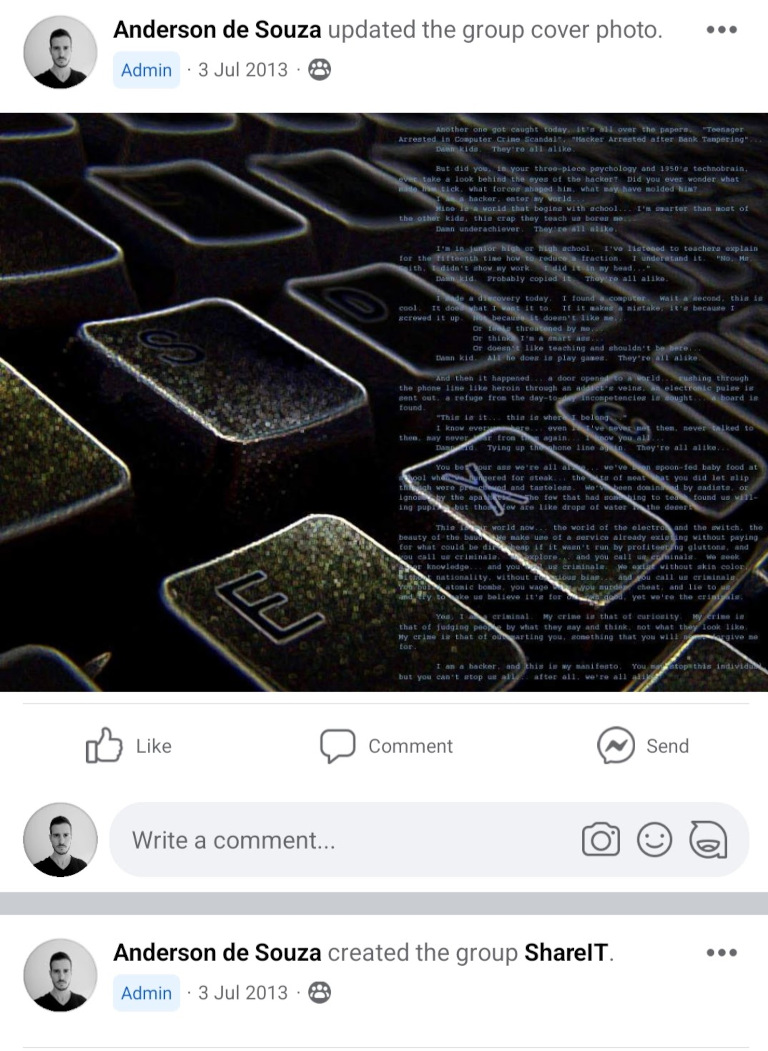 ShareIT Facebook group